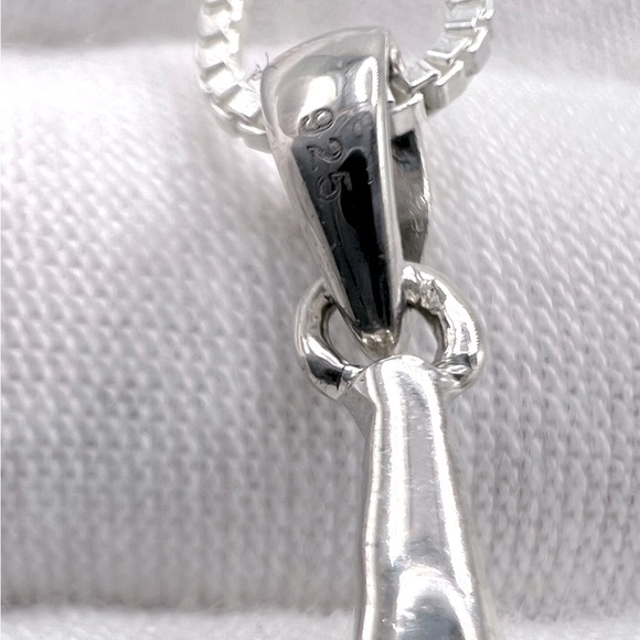 Genuine Peridot .925 Sterling Silver Necklace - Picture 10 of 12